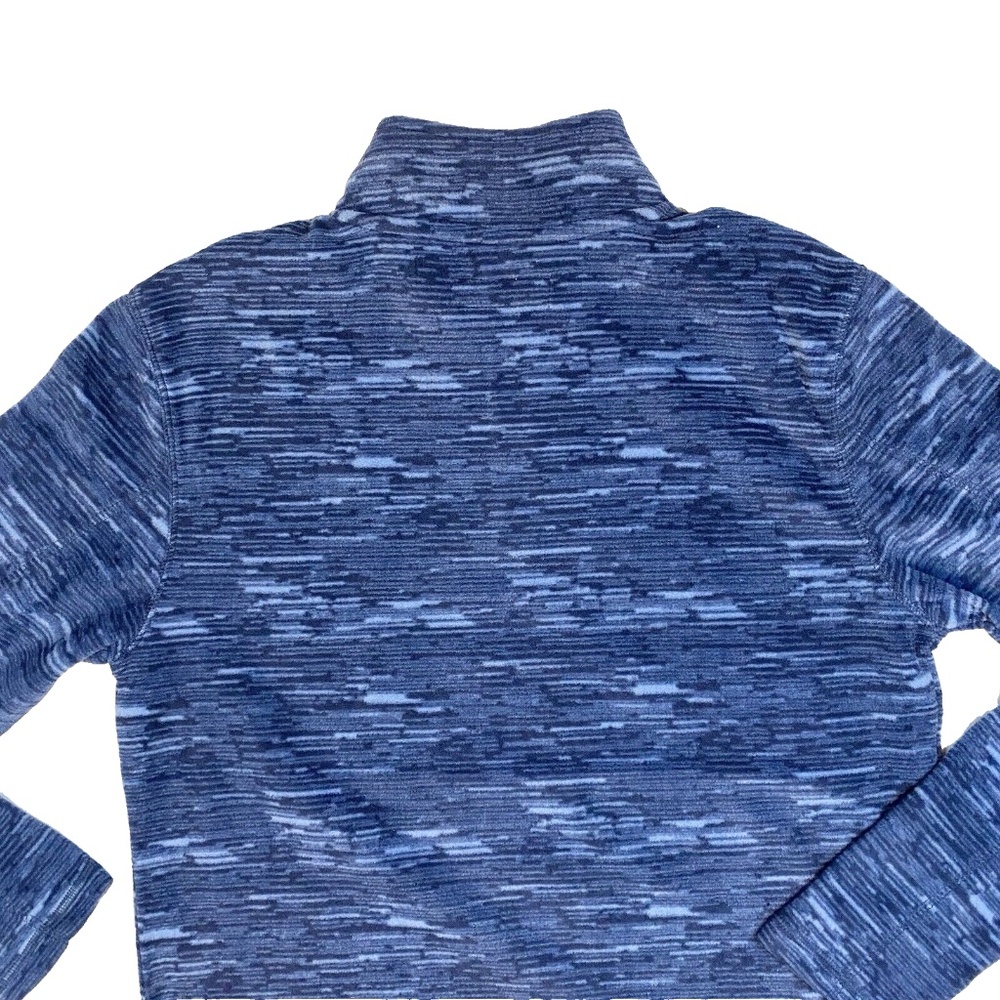 TALLWOODS Men 1/4 Zip Sweatshirt Size M Sherpa Fleece Collar Blue Active Hike - Picture 12 of 14